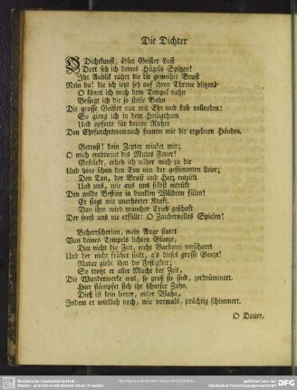 Die Dichter