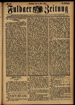 Ausgabe vom Samstag, den 06. Mai 1893.