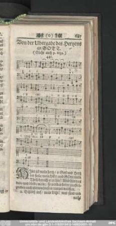 Von der Ubergabe des Hertzens an Gott.