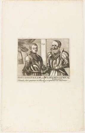 Hans von Hurnheim aus Schwaben, der dritte Gewinner im Turnier, und Wilhelm von Reifenberg vom Rheinstrom, der vierte Gewinner im Turnier