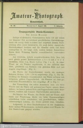 Transportable Dunkelkammer