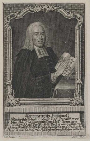 Bildnis des Herrmannus Schwartz