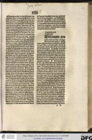 Capitulum tertium. Lectio xxxi.