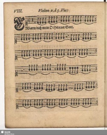 VIII. Erbarm dich mein O Herre Gott.