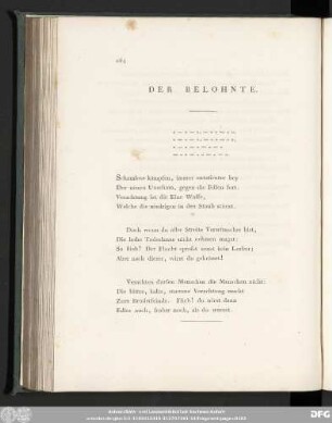 Der Belohnte.