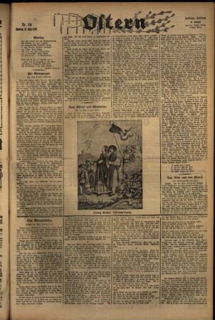 Fünfte Ausgabe vom Sonntag, den 31. März 1929.
