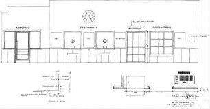Bad Mergentheim: Empfangsgebäude Vorhalle Innenansicht