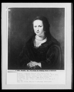 Portrait der Saskia van Uylenburgh, der Ehefrau Rembrandts