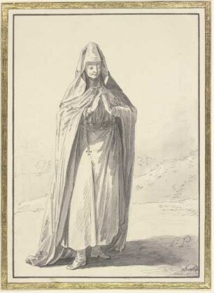 Religieuse de l'Ordre de Saint Bazile en habit der Choeur