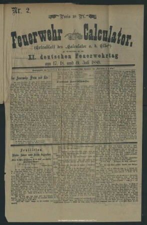 Feuerwehr-Calculator Nr. 2