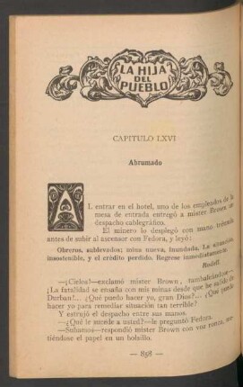 Capítulo LXVI - Abrumado