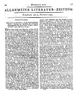 Beyträge zur Geschichte der Philosophie / herausgegeben von Georg Gustav Fülleborn. - Züllichau ; Freystadt [u.a.] : Frommann St. 2. - 1792