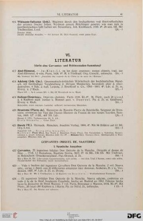 Literatur (Nr. 417-578)