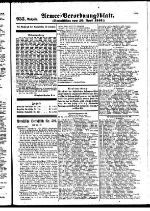 933. Ausgabe.Montag, 10. April 1916