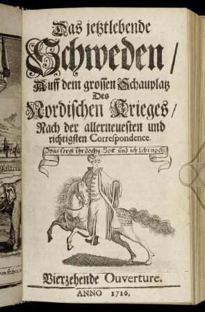 Vierzehende Ouverture. Anno 1716.