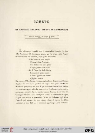 Antonio Allegri, detto il Correggio