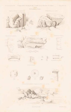 Zeustempel, Agrigent (Girgenti): Details (aus: Atlas zur Zeitschrift für Bauwesen, hrsg. v. G. Erbkam, Jg. 29, 1879)