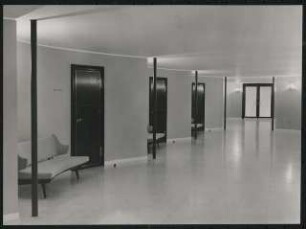 Stadthalle, Mülheim an der Ruhr Umbau: Seitliches Foyer / Hochparketgeschoss