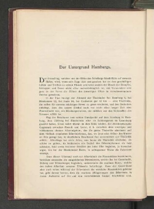 Der Untergrund Hamburgs.