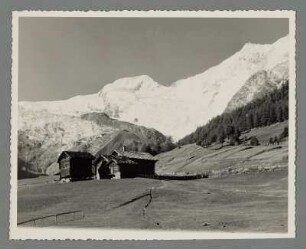 Bergkette bei Saas-Fee