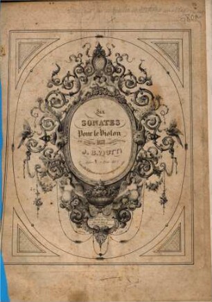 Six sonates pour le violon avec accompt. de basse : livre 1