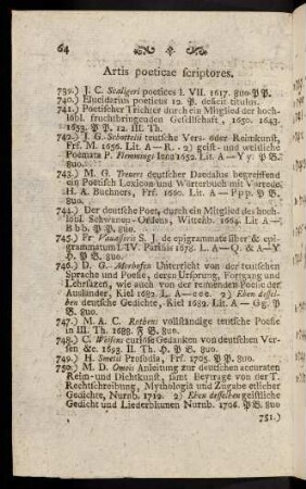64-86a, Artis poeticae scriptores - Poetae