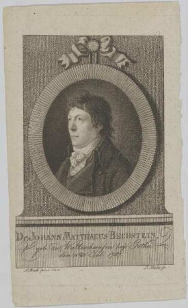 Bildnis des Johann Matthaeus Bechstein