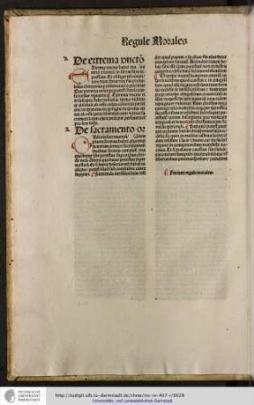 Extrema unctio habet materiam et formam in libris suis expressam...