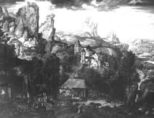 Landschaft mit Eisenhütten