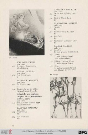 Italienische und englische Graphik des 20. Jahrhunderts (Nr. 572 - 589)