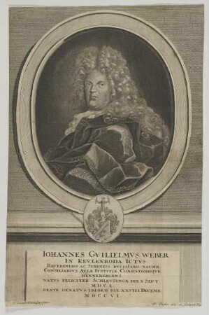 Bildnis des Iohannes Gvilielmvs Weber