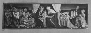 Markgraf Christoph 1. von Baden mit seiner Familie vor der heiligen Anna selbdritt