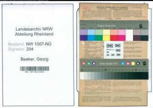 Entnazifizierung Georg Beeker , geb. 29.09.1915 (Kaufm.Angestellter)