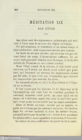 XIX. Des rêves