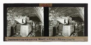 Lademaschine, Bauart Westfalia, Abwurfseite