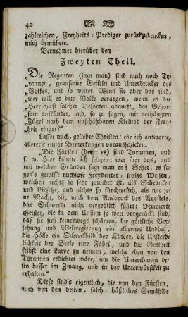 Zweyten Theil.