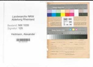 Entnazifizierung Alexander Heitmann , geb. 16.12.1900 (Bergmann)