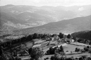 Hohrodberg: Blick vom Hohrodberg ins Münstertal