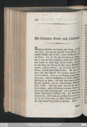 Am siebzehnten Sonnt. nach Trinitatis.