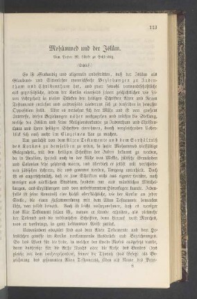 Mohámmed und der Islam