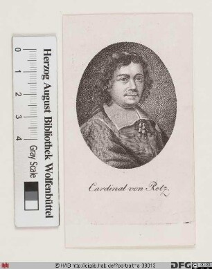 Bildnis Jean-François-Paul de Gondi, gen. cardinal de Retz