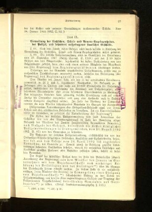 Titel IX. Verwaltung der kirchlichen, Schul- und Armen-Angelegenheiten, der Polizei, und besonders aufgetragener staatlicher Geschäfte.