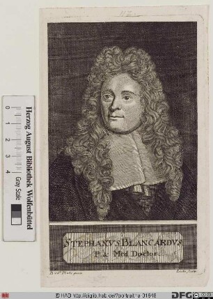Bildnis Steven Blanckaert (lat. Stephanus Blancardus)