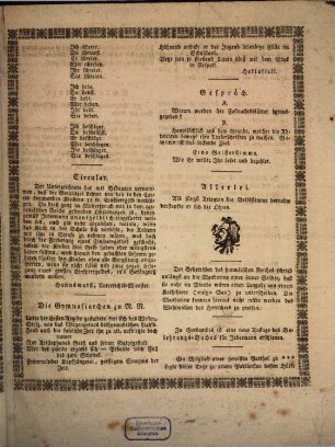 Fastnachts-Blätter. 5. [ca. 1831]