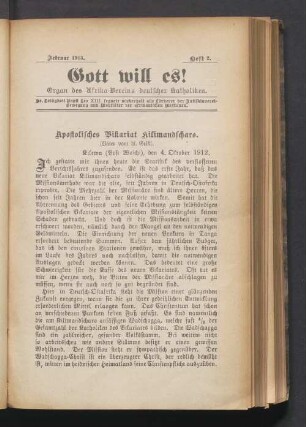 Heft 2. Februar 1913