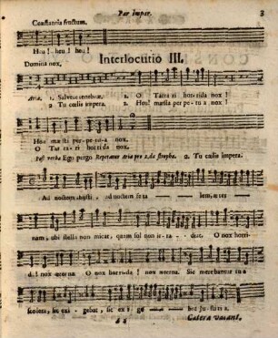 THEATRUM AFFECTUUM HUMANORUM. SIVE CONSIDERATIONES MORALES AD SCENAM ACCOMMODATAE, ET In Oratorio Almae Sodalitatis Majoris B. V. MARIAE ab Angelo salutatae Matris Propitiae Monachij per Verni Jejunij Dominicas Dies Horis pomeridianis exhibitae, Nunc ad plurium utilitatem in lucem publicam datae à P. FRANCISCO LANG Soc. JESU p. t. Sodalitatis Praeside. In Modulos reductae ab artis Musicae Magistris, quorum Nomina sequens folium exhibet. CUM FACULTATE SUPERIORUM, 6,2. Basso