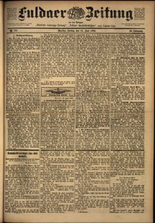 Ausgabe vom Freitag, den 13. Juni 1902.