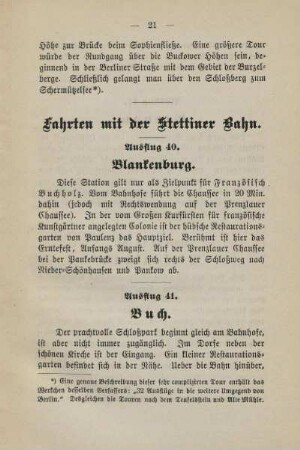 Fahrten mit der Stettiner Bahn
