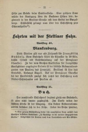 Fahrten mit der Stettiner Bahn