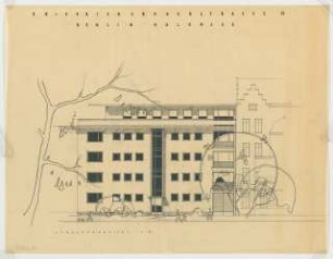 Wohnhaus Friedrichsruherstraße 13, Berlin-Halensee: Ansicht 1:100